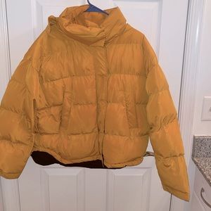 Kendall and Kylie oversized puffer jacket